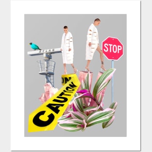 Caution Posters and Art